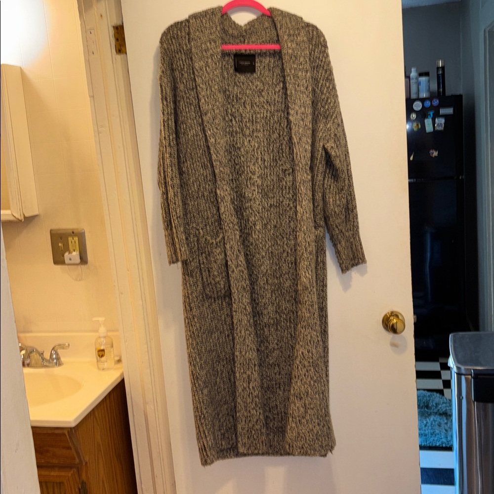 Lucky Brand Women's Black Hooded Cardigan